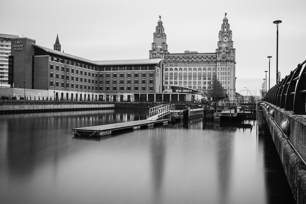 Canal Lock on the Liverpool waterfront Picture Board by Jason Wells