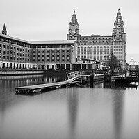 Buy canvas prints of Canal Lock on the Liverpool waterfront by Jason Wells