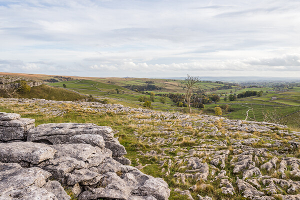 Top of Malham Cove Picture Board by Jason Wells