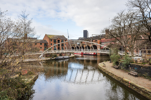 Merchants Bridge in Manchester Picture Board by Jason Wells