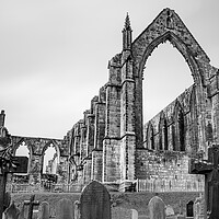 Buy canvas prints of Bolton Abbey in black and white by Jason Wells
