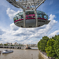 Buy canvas prints of Going up on the London Eye by Jason Wells
