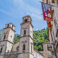 Buy canvas prints of The lopsided Kotor Cathedral by Jason Wells