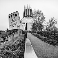 Buy canvas prints of Pathway to the Liverpool Metropolitan Cathedral by Jason Wells