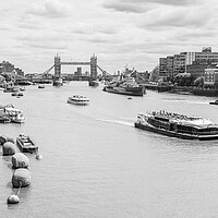 Buy canvas prints of London skyline in black and white by Jason Wells