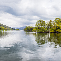 Buy canvas prints of Queen of the lake approaching Far Sawrey by Jason Wells
