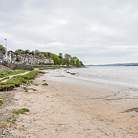 Buy canvas prints of Arnside seafront and promenade panorama by Jason Wells
