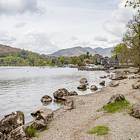Buy canvas prints of Rolling hills surrounding Lake Windermere by Jason Wells