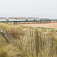 Buy canvas prints of St Anne's Pier on the Flyde coast by Jason Wells