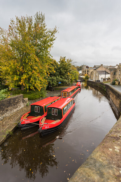 Jack and Jill moored in Skipton Picture Board by Jason Wells