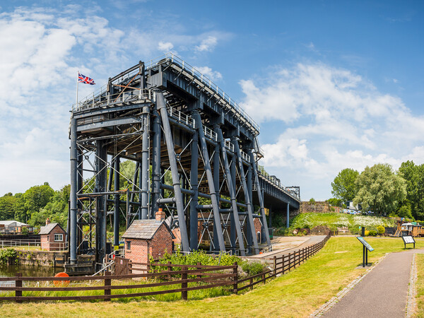The Anderton Boat Lift - Cathedral of the Canals Picture Board by Jason Wells