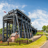 Buy canvas prints of The Anderton Boat Lift - Cathedral of the Canals by Jason Wells
