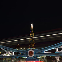 Buy canvas prints of The Shard above Tower Bridge by Jason Wells