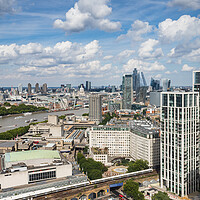 Buy canvas prints of Looking down on the Southbank Centre by Jason Wells