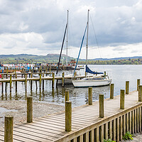 Buy canvas prints of Jettys at Waterhead by Jason Wells