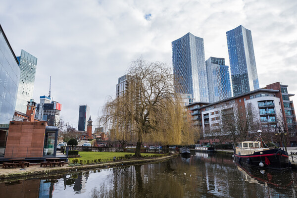 Castlefield Basin in Manchester Picture Board by Jason Wells