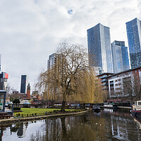 Buy canvas prints of Castlefield Basin in Manchester by Jason Wells