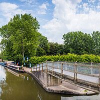 Buy canvas prints of Overlooking the Trent and Mersey canal by Jason Wells