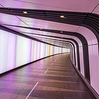 Buy canvas prints of Ethereal Illumination at Kings Cross Light Tunnel by Jason Wells