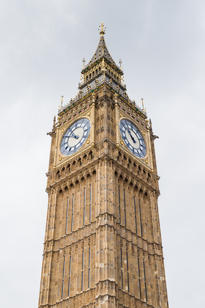 Big Ben under an overcast sky Picture Board by Jason Wells