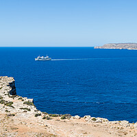 Buy canvas prints of Cross-Channel Journey: Gozo-Malta Car Ferry by Jason Wells