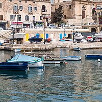 Buy canvas prints of Vibrant vessels at Spinola Bay by Jason Wells