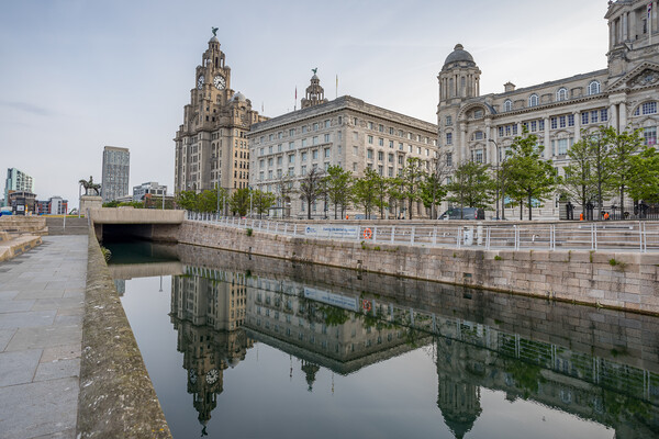Three Graces in Liverpool Picture Board by Jason Wells