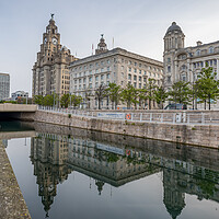 Buy canvas prints of Three Graces in Liverpool by Jason Wells