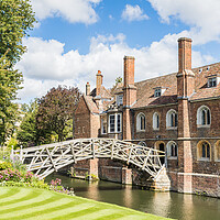 Buy canvas prints of Mathematical Bridge in Cambridge by Jason Wells