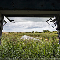 Buy canvas prints of Bird hide view point by Jason Wells