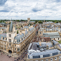 Buy canvas prints of Senate House and Trinity Street panorama by Jason Wells