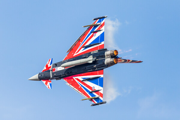 Blackjact Typhoon turning with reheat Picture Board by Jason Wells
