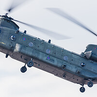 Buy canvas prints of Chinook HC.4/6A in the hover by Jason Wells