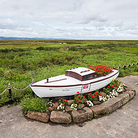 Buy canvas prints of Old boat on the shore at Parkgate by Jason Wells