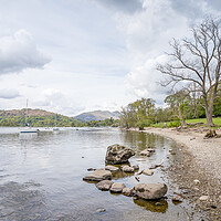 Buy canvas prints of East shore of Lake Windermere by Jason Wells