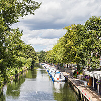 Buy canvas prints of View along the River Wensum by Jason Wells