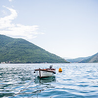 Buy canvas prints of Boat in the Bay of Kotor by Jason Wells