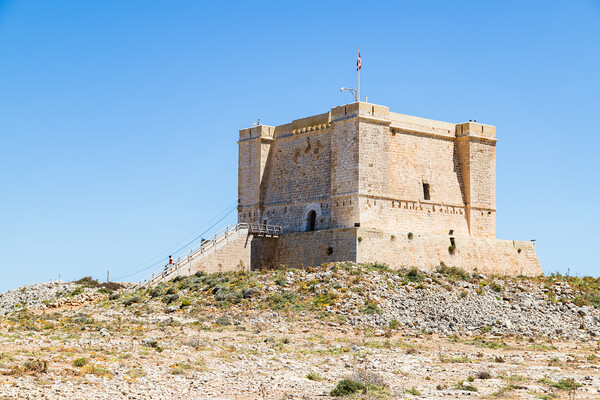 Saint Mary's Tower in Comino Picture Board by Jason Wells