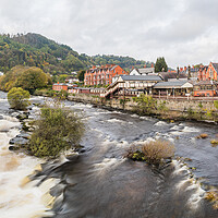 Buy canvas prints of Llangollen railway station by the River Dee by Jason Wells