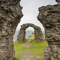 Buy canvas prints of Ruins of Castell Dinas Bran by Jason Wells