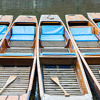 Buy canvas prints of Punts lined up ready by Jason Wells