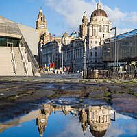 Buy canvas prints of Reflection of the Three Graces by Jason Wells