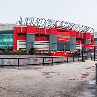 Buy canvas prints of Walkway to Old Trafford Stadium by Jason Wells