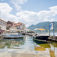 Buy canvas prints of Boats in Perast by Jason Wells