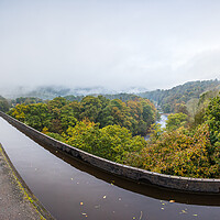 Buy canvas prints of Pontcysyllte Aqueduct wide angle panorama by Jason Wells