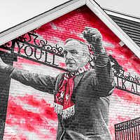 Buy canvas prints of Bill Shankly mural by Jason Wells