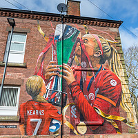 Buy canvas prints of Missy Bo Kearns mural up close by Jason Wells