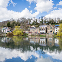 Buy canvas prints of Cromford Mill Pond by Jason Wells