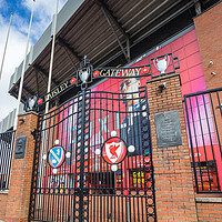 Buy canvas prints of Paisley Gateway at Anfield by Jason Wells