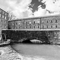Water flowing from Cromford Mill